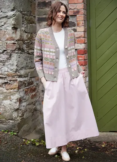 Fairisle V-Neck Cardigan